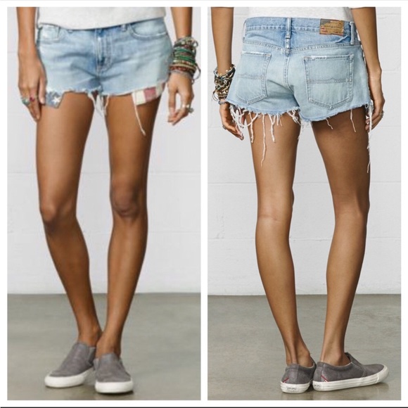 Denim and Supply by Ralph Lauren Halsey Flag Pocket Denim Boyfriend Cutoffs - Picture 12 of 12